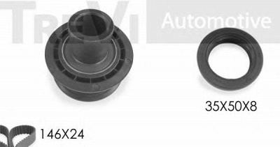 TREVI AUTOMOTIVE kd1128s -  Комплект ремня ГРМ